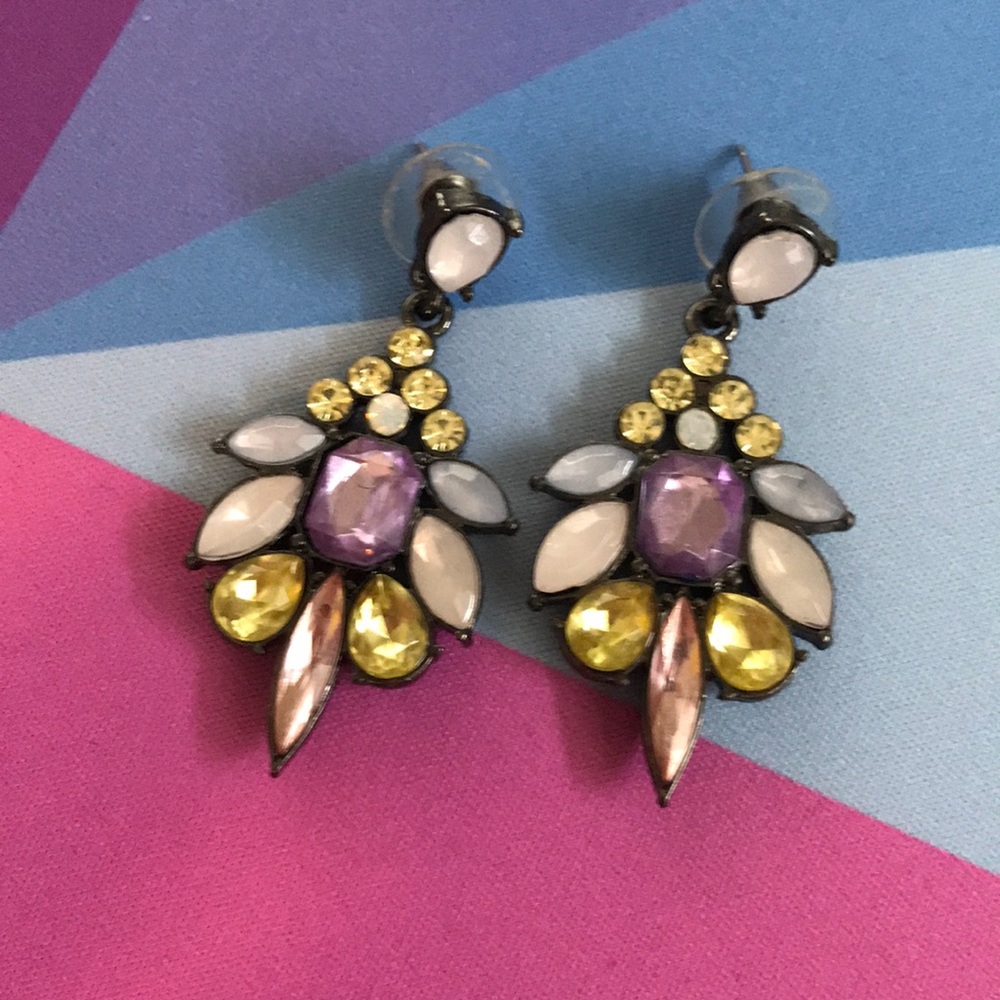 Colorful Rhinestone earrings